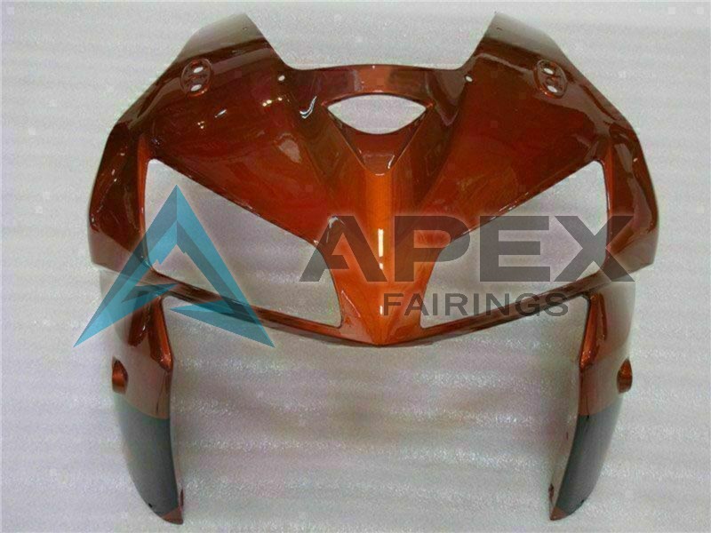 Orange Black  - Honda CBR600RR (2005-2006) ABS Fairings | Apex Fairings — view 4