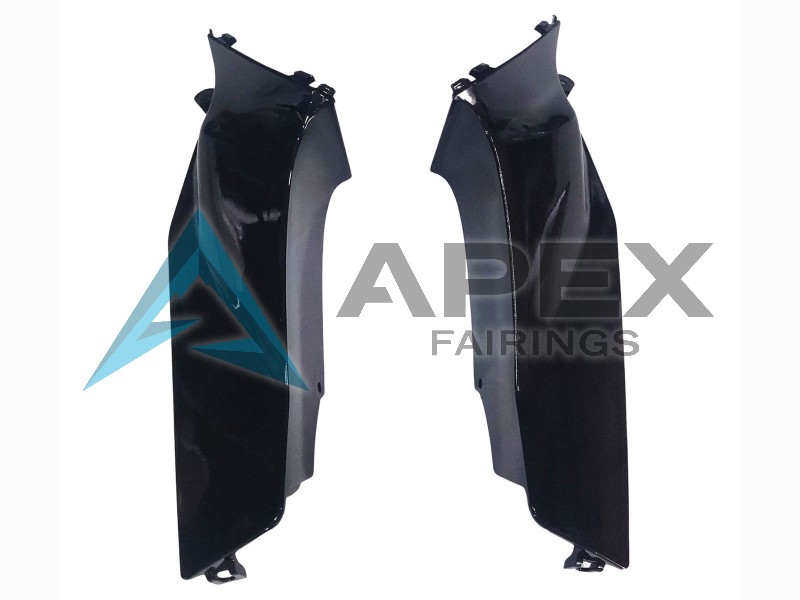 Black Silver SevenStars - Honda CBR600RR (2005-2006) ABS Fairings | Apex Fairings — view 4