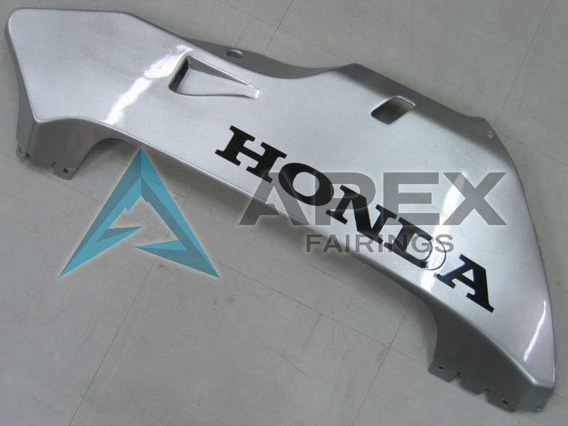 Orange Black Silver - Honda CBR600RR (2005-2006) ABS Fairings | Apex Fairings — view 3