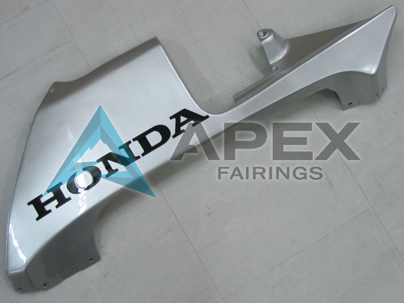 Orange Black Silver - Honda CBR600RR (2005-2006) ABS Fairings | Apex Fairings — view 4