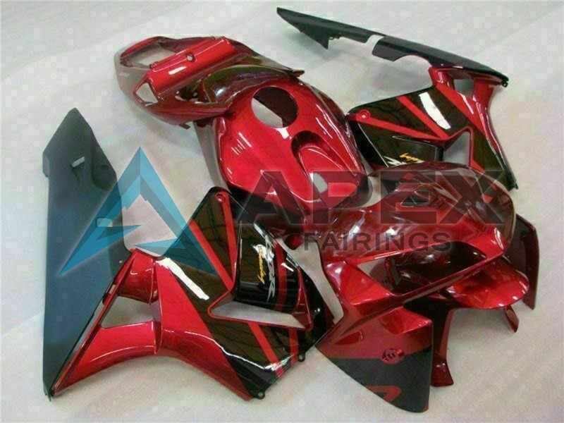Red Black - Honda CBR600RR (2005-2006) ABS Fairings | Apex Fairings — view 2
