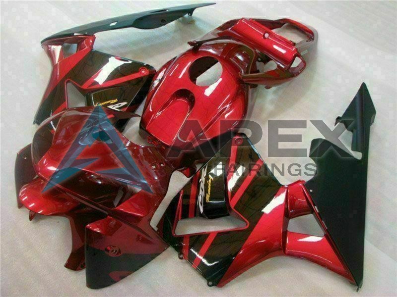 Red Black - Honda CBR600RR (2005-2006) ABS Fairings | Apex Fairings — view 3