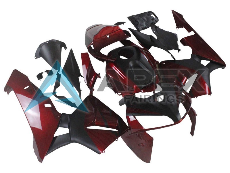 Red Black - Honda CBR600RR (2005-2006) ABS Fairings | Apex Fairings — view 2