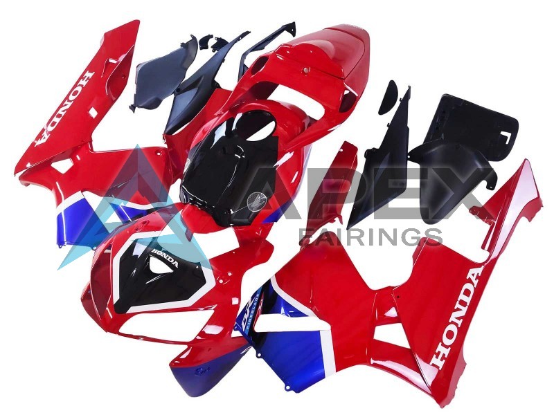 Red Blue Black - Honda CBR600RR (2005-2006) ABS Fairings | Apex Fairings — view 2