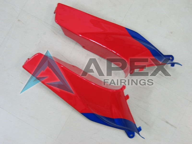 Red Blue Silver - Honda CBR600RR (2005-2006) ABS Fairings | Apex Fairings — view 3