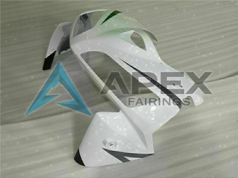 White Black - Honda CBR600RR (2005-2006) ABS Fairings | Apex Fairings — view 4