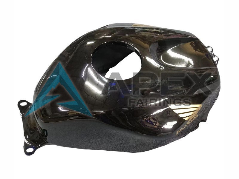 Black with Gold Logo - Honda CBR600RR (2005-2006) ABS Fairings | Apex Fairings — view 3