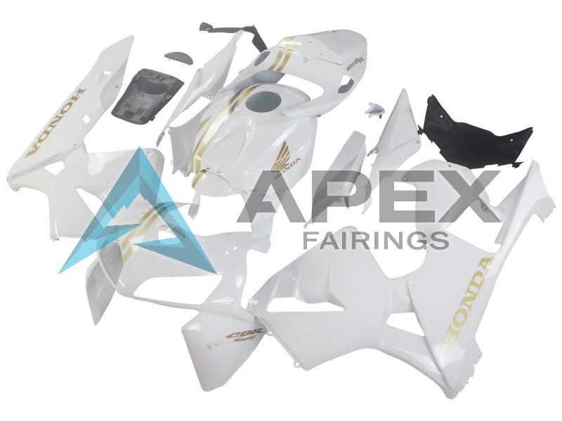 White Gold - Honda CBR600RR (2005-2006) ABS Fairings | Apex Fairings — view 2