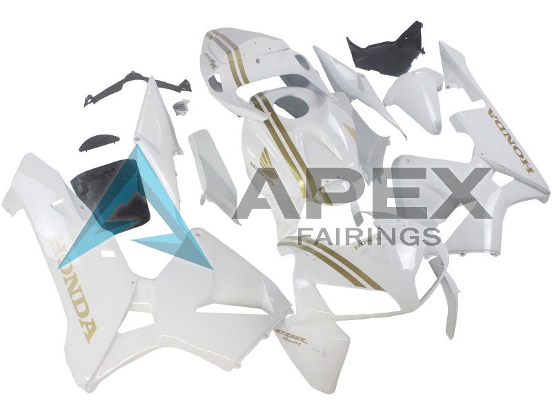 White Gold - Honda CBR600RR (2005-2006) ABS Fairings | Apex Fairings — view 3
