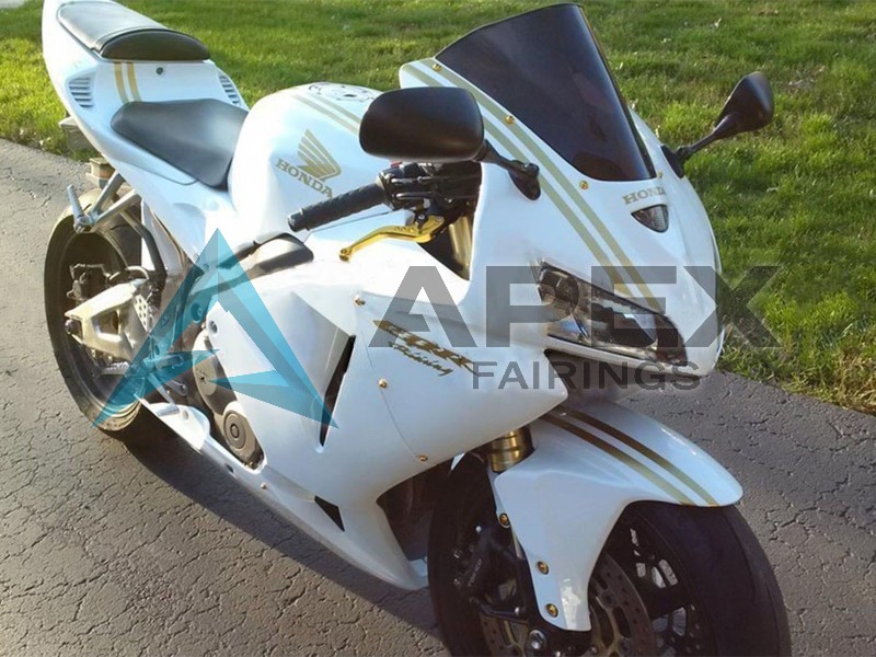 White Gold - Honda CBR600RR (2005-2006) ABS Fairings | Apex Fairings — view 4