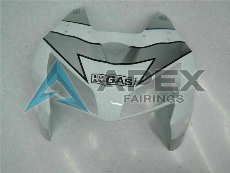 White - Honda CBR600RR (2005-2006) ABS Fairings | Apex Fairings — view 4