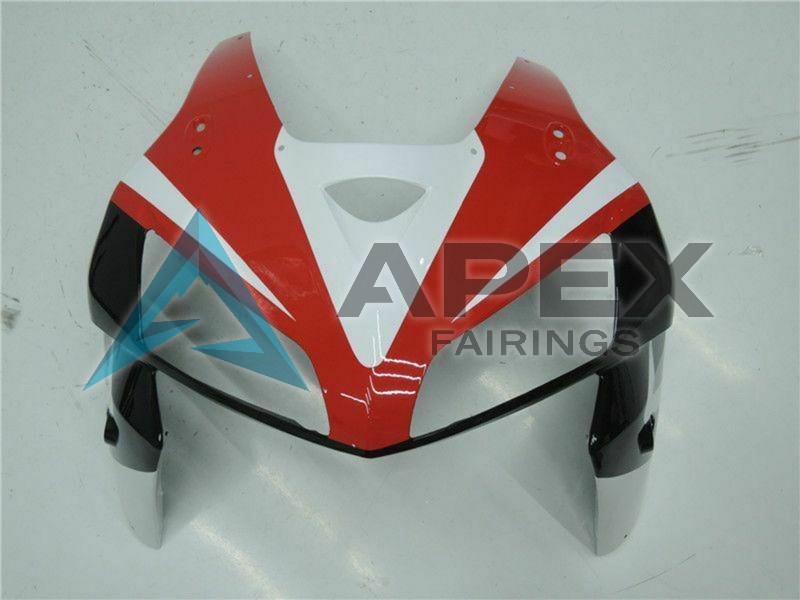 White Red Black  - Honda CBR600RR (2005-2006) ABS Fairings | Apex Fairings — view 4