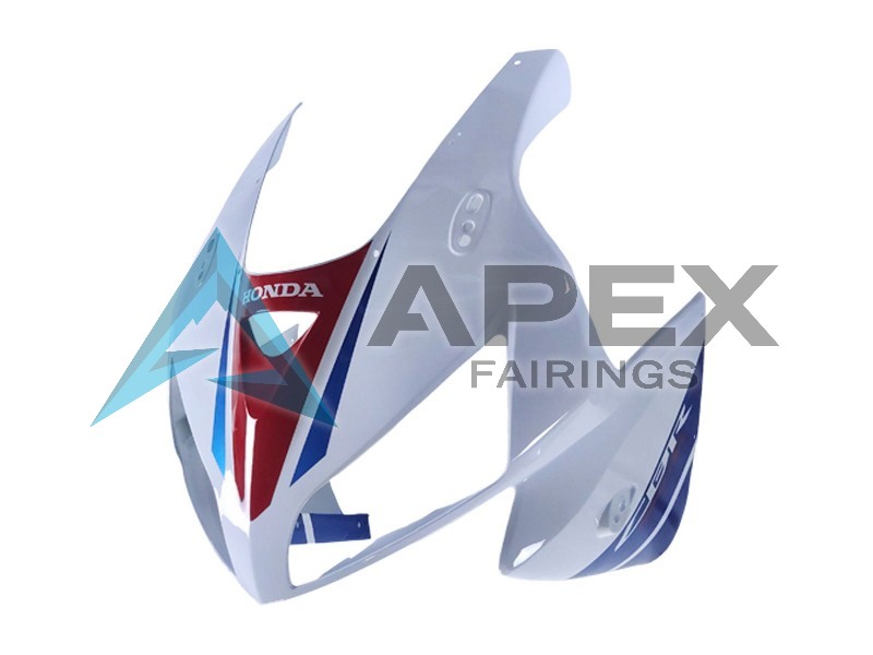 White Red Blue HRC - Honda CBR600RR (2005-2006) ABS Fairings | Apex Fairings — view 4