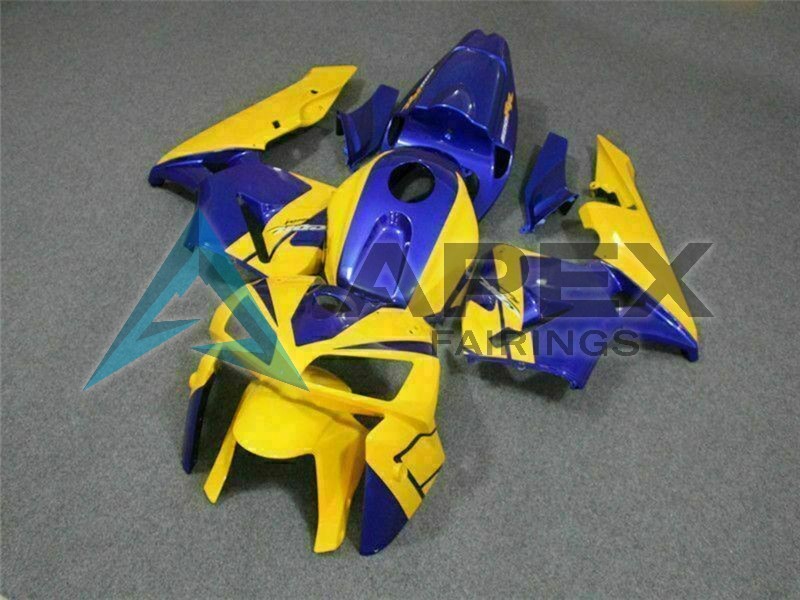 Yellow Blue - Honda CBR600RR (2005-2006) ABS Fairings | Apex Fairings — view 2