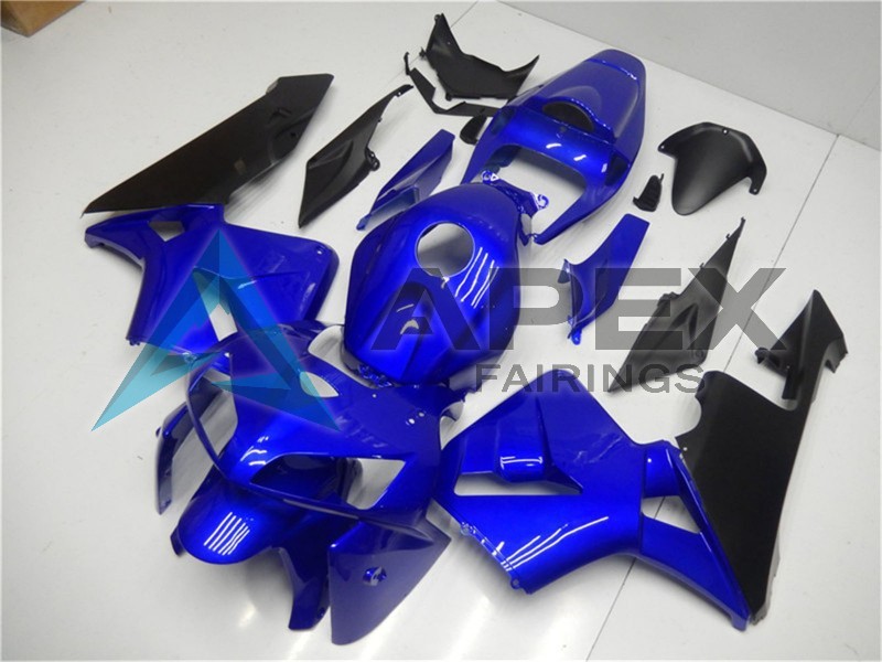 Blue Black - Honda CBR600RR (2005-2006) ABS Fairings | Apex Fairings — view 2