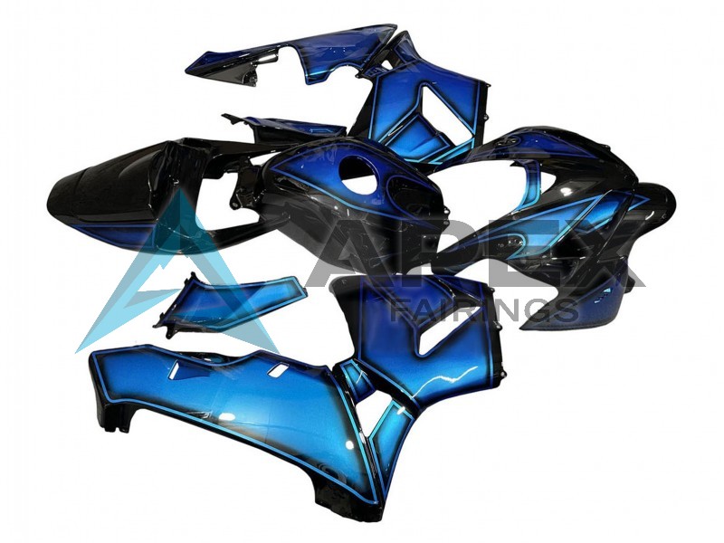 Blue Black - Honda CBR600RR (2005-2006) ABS Fairings | Apex Fairings — view 2