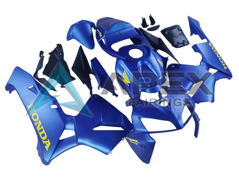 Blue - Honda CBR600RR (2005-2006) ABS Fairings | Apex Fairings — view 2