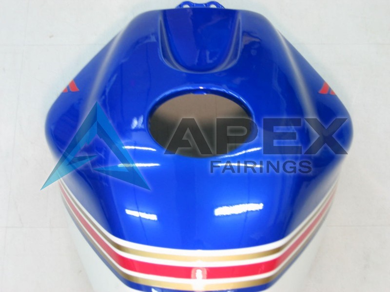 Blue White Yellow Rothmans - Honda CBR600RR (2005-2006) ABS Fairings | Apex Fairings — view 2