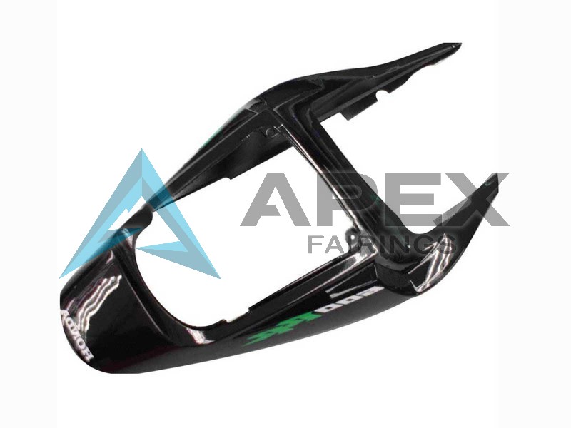 Glossy Black Green Flame - Honda CBR600RR (2005-2006) ABS Fairings | Apex Fairings — view 3