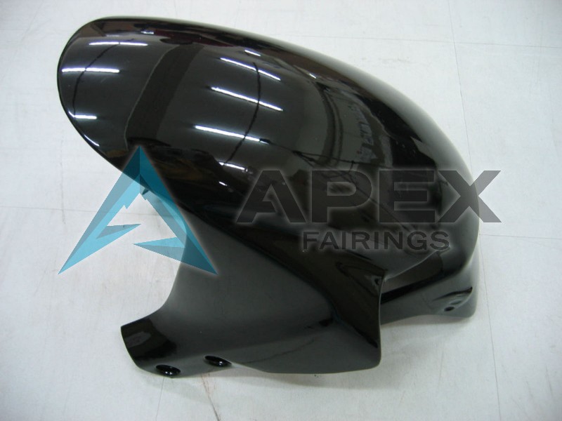 Glossy Black Grey Flame - Honda CBR600RR (2005-2006) ABS Fairings | Apex Fairings — view 4