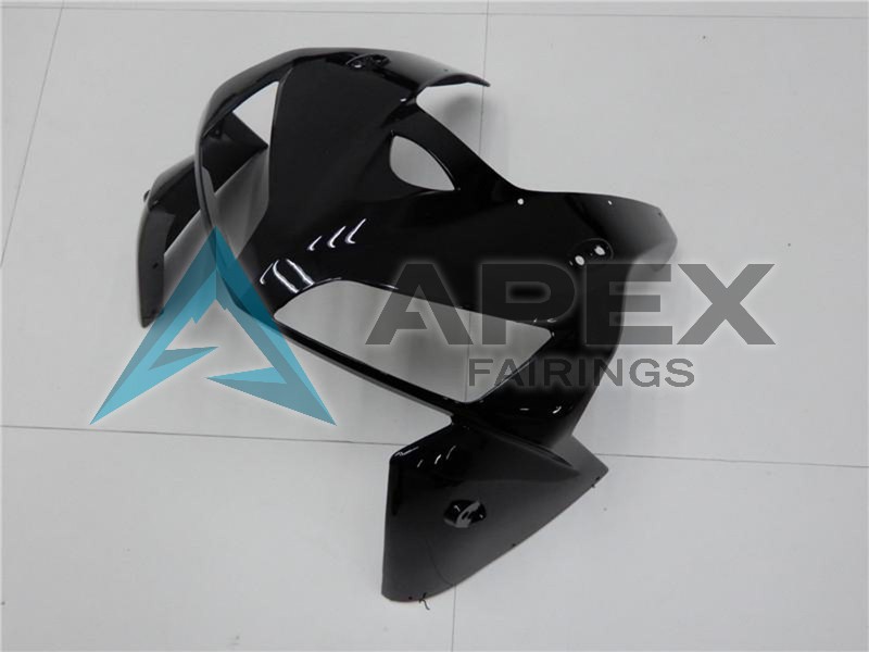 Glossy Black - Honda CBR600RR (2005-2006) ABS Fairings | Apex Fairings — view 4
