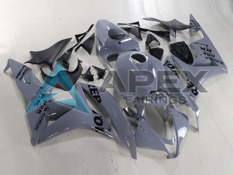 Nardo Grey Black Repsol - Honda CBR600RR (2007-2008) ABS Fairings | Apex Fairings — view 2