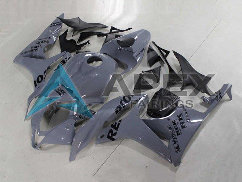 Nardo Grey Black Repsol - Honda CBR600RR (2007-2008) ABS Fairings | Apex Fairings — view 3