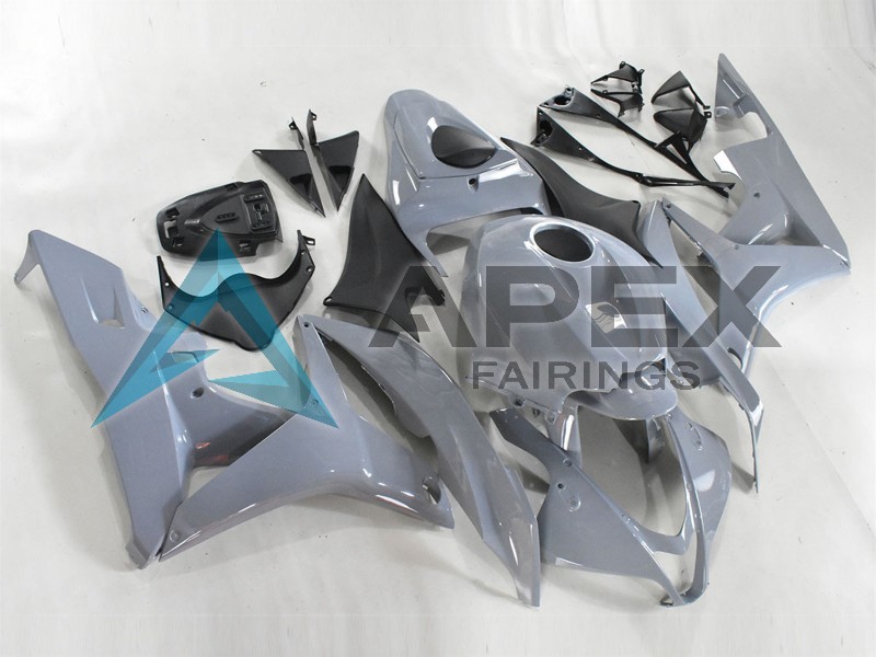 Nardo Grey - Honda CBR600RR (2007-2008) ABS Fairings | Apex Fairings — view 2