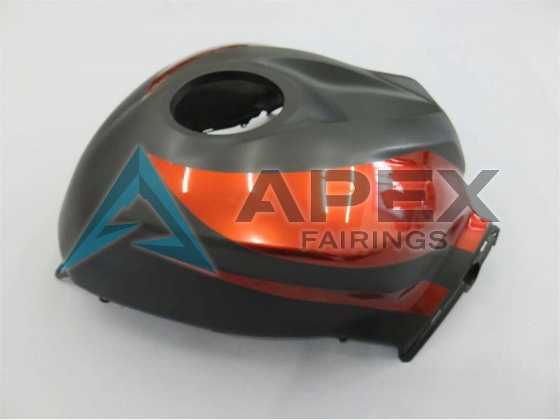 Orange Matte Black  - Honda CBR600RR (2007-2008) ABS Fairings | Apex Fairings — view 4