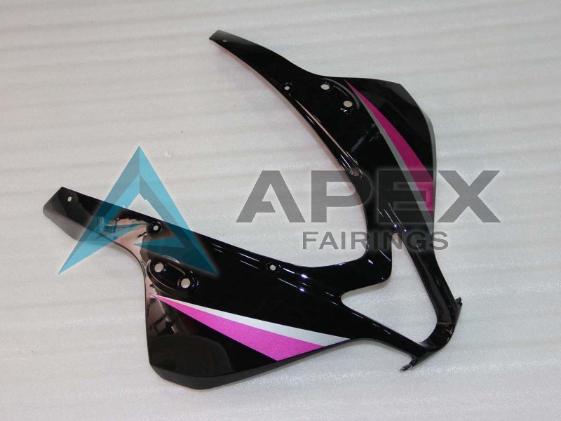 Pink Glossy Black Racing - Honda CBR600RR (2007-2008) ABS Fairings | Apex Fairings — view 2