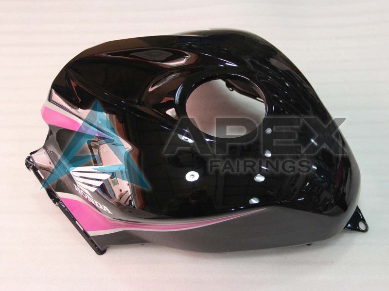 Pink Glossy Black Racing - Honda CBR600RR (2007-2008) ABS Fairings | Apex Fairings — view 3