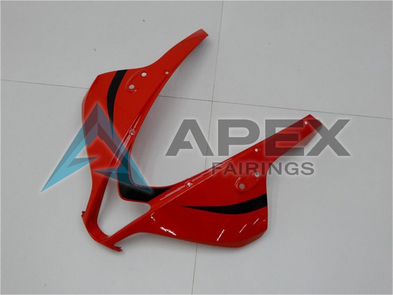 Red Matte Black - Honda CBR600RR (2007-2008) ABS Fairings | Apex Fairings — view 4