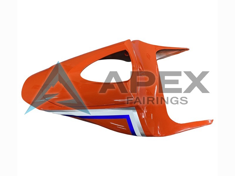 Silver Blue Red HRC - Honda CBR600RR (2007-2008) ABS Fairings | Apex Fairings — view 4