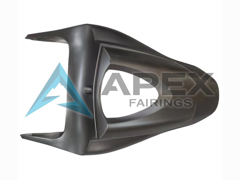 Silver Glossy Black - Honda CBR600RR (2007-2008) ABS Fairings | Apex Fairings — view 4