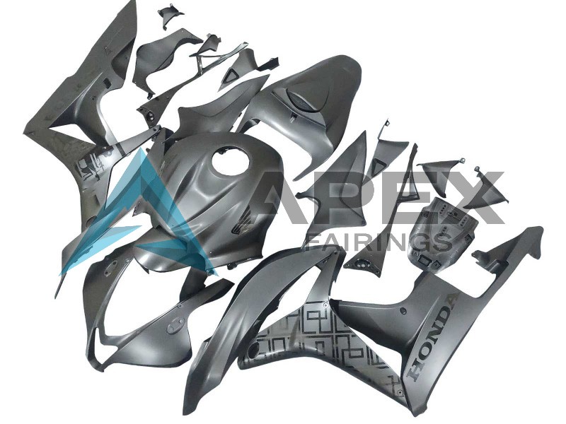 Silver Grey - Honda CBR600RR (2007-2008) ABS Fairings | Apex Fairings — view 2