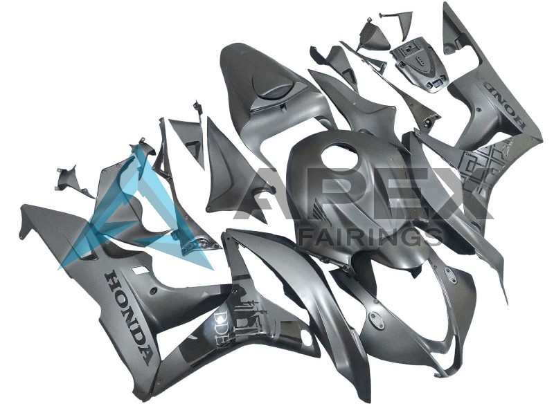 Silver Grey - Honda CBR600RR (2007-2008) ABS Fairings | Apex Fairings — view 3