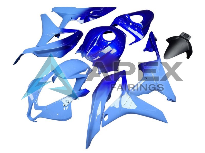 Blue Light Blue - Honda CBR600RR (2007-2008) ABS Fairings | Apex Fairings — view 3