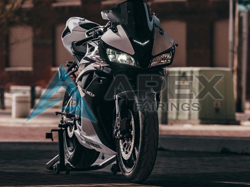 White Black Racing - Honda CBR600RR (2007-2008) ABS Fairings | Apex Fairings — view 2
