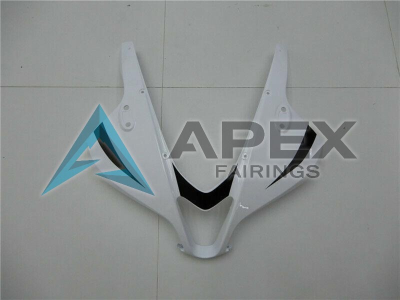 White Glossy Black - Honda CBR600RR (2007-2008) ABS Fairings | Apex Fairings — view 4