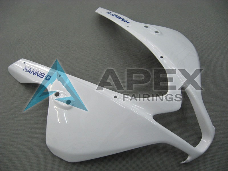 White Green Yellow Glossy Black Hannspree - Honda CBR600RR (2007-2008) ABS Fairings | Apex Fairings — view 4