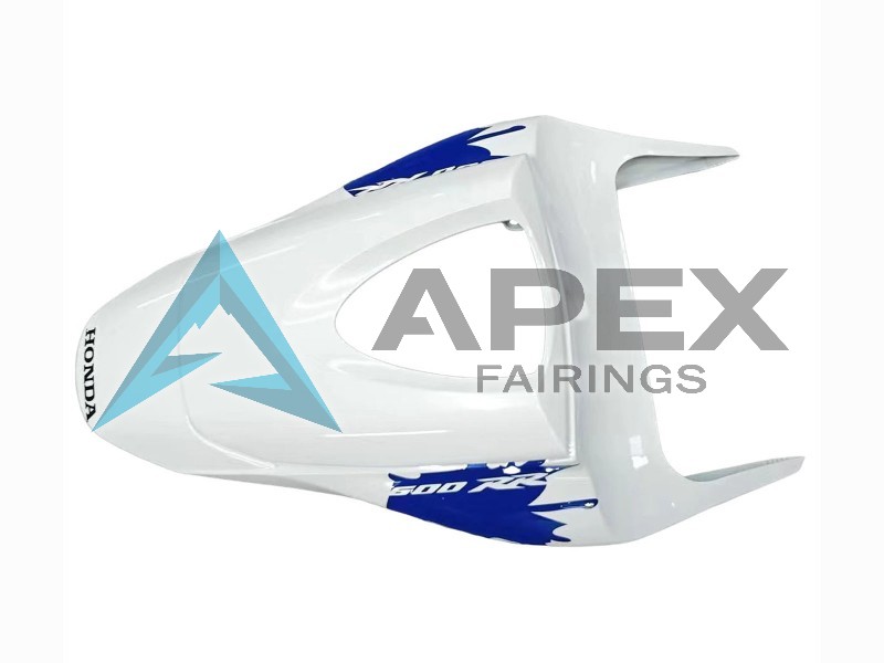 White Light Blue Glossy Black - Honda CBR600RR (2007-2008) ABS Fairings | Apex Fairings — view 4