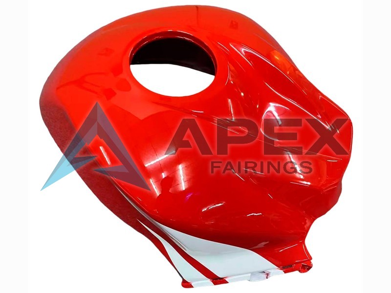 White Red Glossy Black - Honda CBR600RR (2007-2008) ABS Fairings | Apex Fairings — view 4