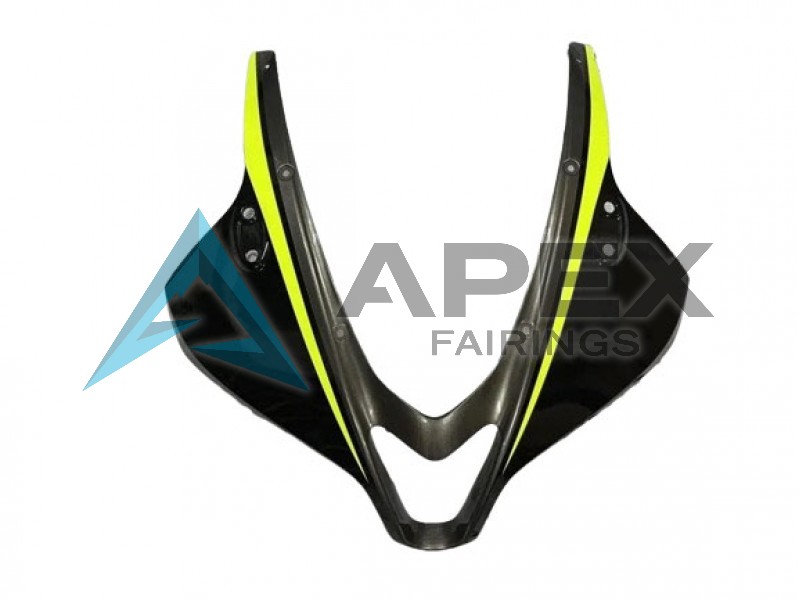 Glossy Black High Viz Yellow - Honda CBR600RR (2007-2008) ABS Fairings | Apex Fairings — view 2