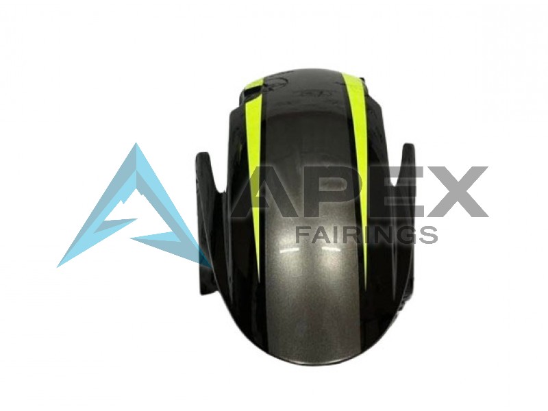 Glossy Black High Viz Yellow - Honda CBR600RR (2007-2008) ABS Fairings | Apex Fairings — view 3