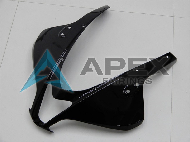 Glossy Black - Honda CBR600RR (2007-2008) ABS Fairings | Apex Fairings — view 4