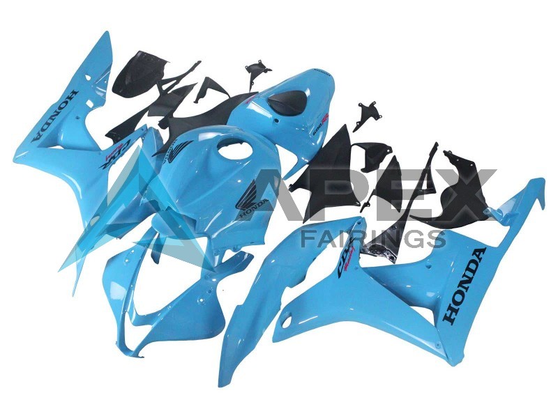 Light Blue Racing - Honda CBR600RR (2007-2008) ABS Fairings | Apex Fairings — view 2