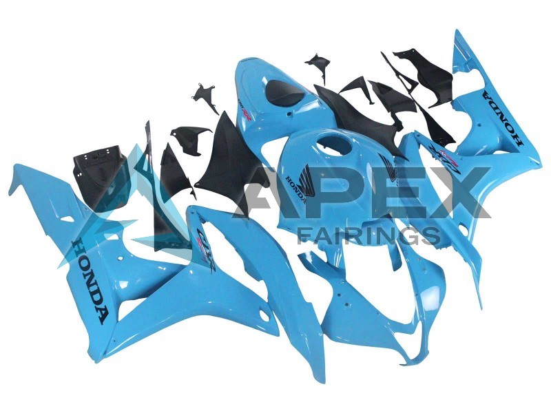 Light Blue Racing - Honda CBR600RR (2007-2008) ABS Fairings | Apex Fairings — view 3