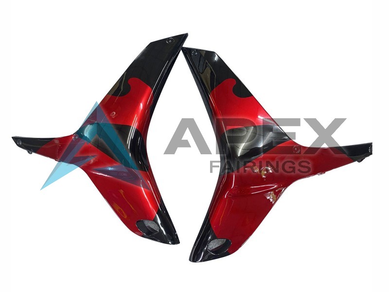 Red Glossy Black - Honda CBR600RR (2009-2012) ABS Fairings | Apex Fairings — view 4