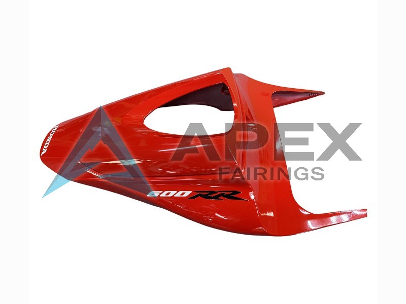 Red Glossy Black Matte Black Stripe - Honda CBR600RR (2009-2012) ABS Fairings | Apex Fairings — view 4