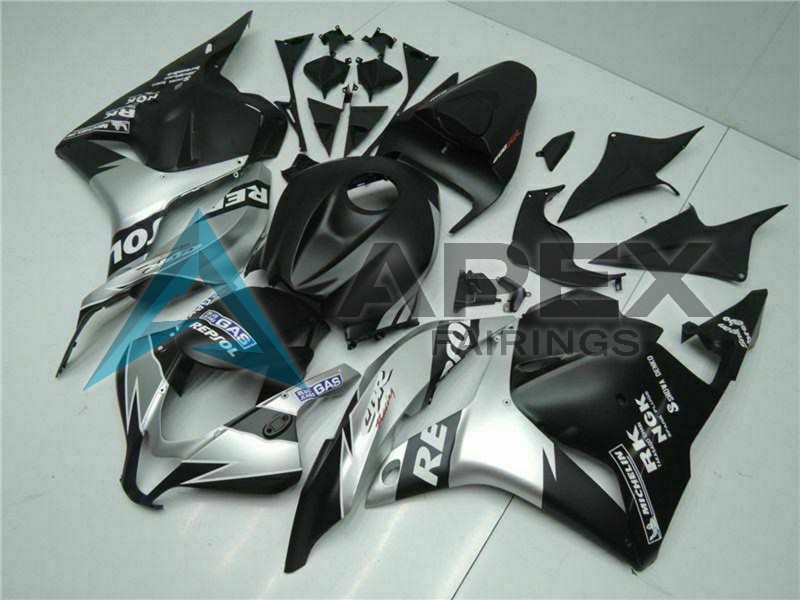 Silver Matte Black Repsol - Honda CBR600RR (2009-2012) ABS Fairings | Apex Fairings — view 2